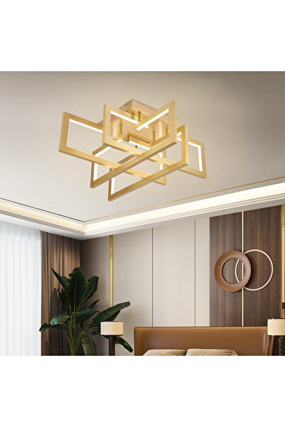 Alista Home LED Chandelier with Remote Control 96 W, 4 Elements, Cold/Warm/Ne...