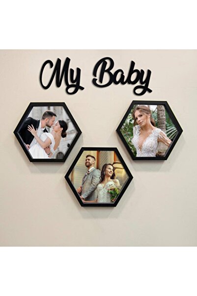 SIRADIŞI REKLAM Adhesive My Baby Wooden Graffiti