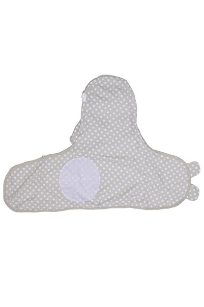 bebegen Unisex Water Green Polka Dot Cotton Organic Swaddle 0-3 Months