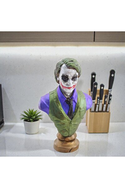Kuzey Tacı The Dark Knight Joker Mini Büst Figürü - Koleksiyonluk Hobi Heykel...