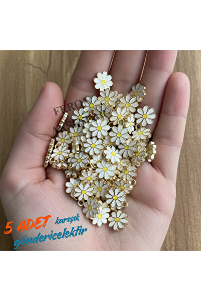 Feron Aksesuar Çok Renkli Çiçek Charm Kolye Ucu – Minimal