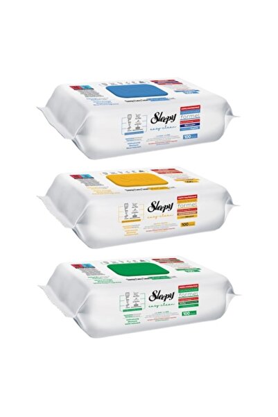 Sleepy Pachet - 3 x Șervețele umede ușor de curățat pentru suprafețe multiple...