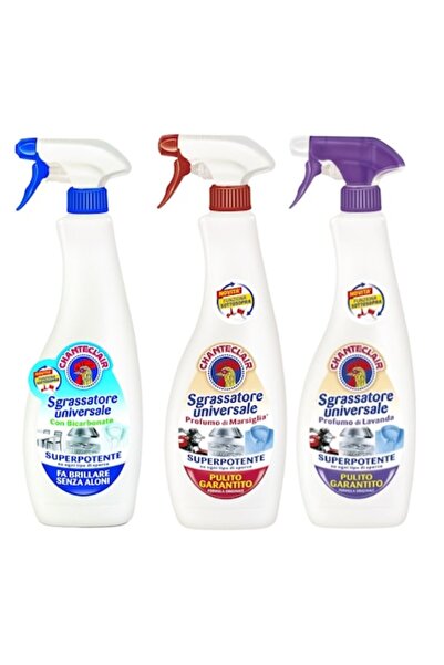 Chanteclair Promo: 3x 600ml Universal Degreasers (Bicarbonate, Marsiglia, Lav...