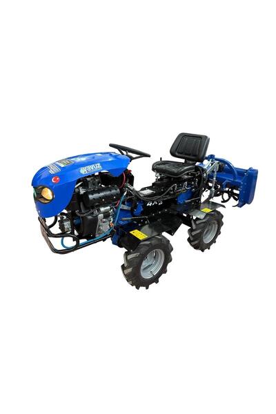 Yavuz Y600SX PRO 188FE 12 Hp Dizel Marşlı 4x4 Mini Traktör