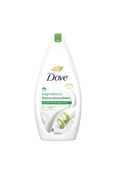 Dove Fresh shower gel, apple and cedarwood, 450 ml