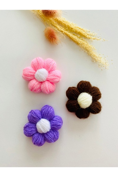 seyranat مشبك شعر للأطفال حديثي الولادة مكون من 3 قطع باللون الوردي والأرجوان...