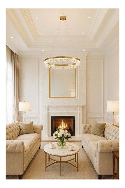 qwell ثريا معلقة حديثة بتقنية LED بتصميم دائري