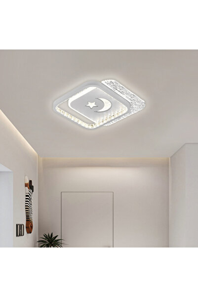 Alista Home LED Chandelier PERU 38 W, 2 Squares, Cool/Warm/Neutral, Black