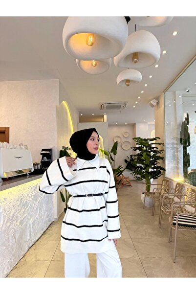 PİNK FLY Angora Fabric Wide Sleeve Tunic