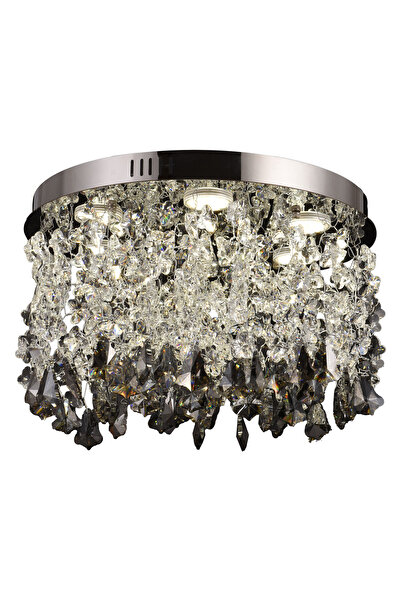 Alista Home LED Crystal Chandelier LLC 212/400 BU Round, 22W, Cool/Neutral/Wa...