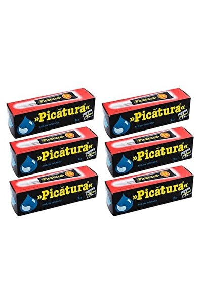 Picatura Set de 6 adezive instant Picatura, 2 ml