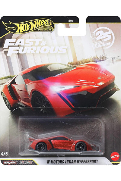 HOT WHEELS Premium Series 25.Yıl Özel Fast & Furious W Motors Lykan Hypersport