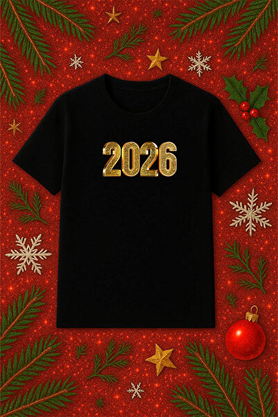 SVART WEAR Μπλουζάκι με θέμα την Πρωτοχρονιά oversized Χριστουγεννιάτικο μπλο...