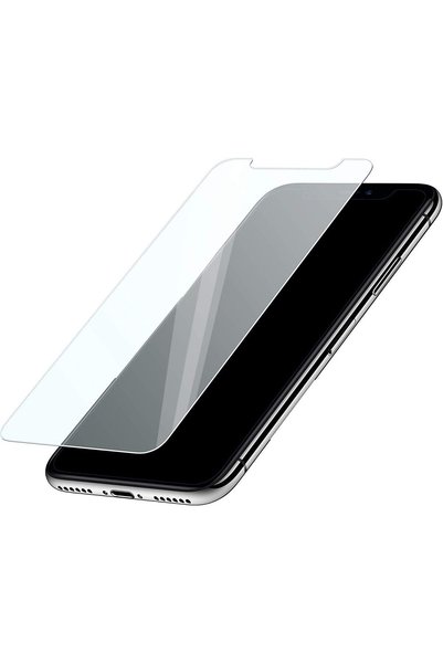 Glass واقي شاشة مقوى، واقي أمامي، وملصق خلفي عادي (2 في 1) متوافق مع ايفون ١١ و XR