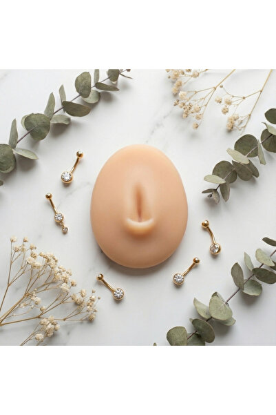 SaraTremo Simulator de piercing pentru buric – model realist din silicon