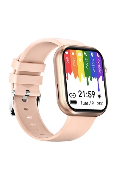 AOLON ساعة ذكية بشاشة 1.83 بوصة - مكالمات بلوتوث | متتبع الصحة واللياقة البدن...