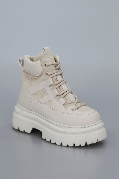 GİNZA SHOES Btz05 Thick Soled Lace-Up Boots