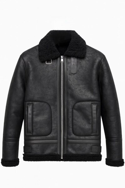 BASEL.CO New Season Exclusive Fur-Lined Laminated Design Coat/Jacket