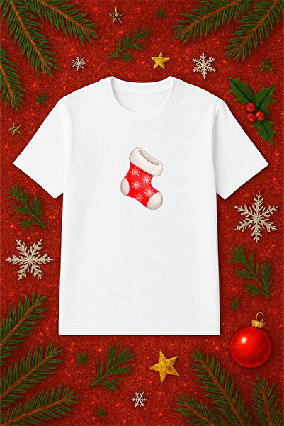 SVART WEAR Tricou tematic de Anul Nou supradimensionat tricou Crăciun Crăciun