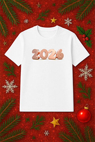 SVART WEAR Μπλουζάκι με θέμα την Πρωτοχρονιά oversized Χριστουγεννιάτικο μπλο...