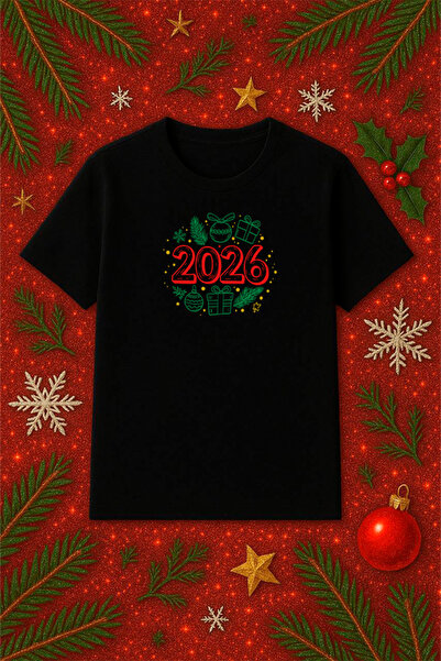 SVART WEAR Tricou tematic de Anul Nou supradimensionat tricou Crăciun Crăciun