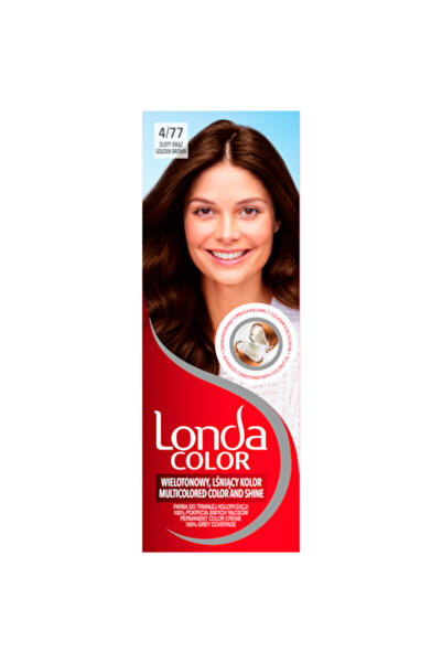 Londa Vopsea de păr permanentă 4/77 Golden Satin, 110ml