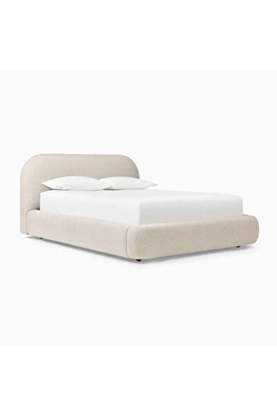 Abdo1996 Roger Bouclé Bed - Beige