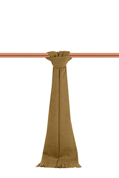 Bursa İpek Kaşkol pentru bărbaţi de culoare uni, muştar