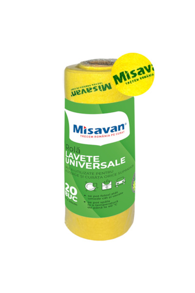 Misavan rolă universală de șervețele 23x24 cm, set 20 buc.