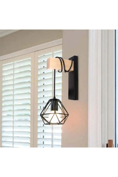 Alista Home Audrey wall sconce 1 x E27 Black Brown