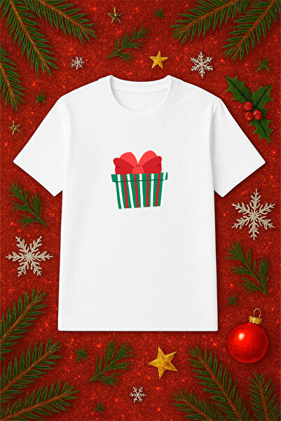 SVART WEAR Μπλουζάκι με θέμα την Πρωτοχρονιά oversized Χριστουγεννιάτικο μπλο...