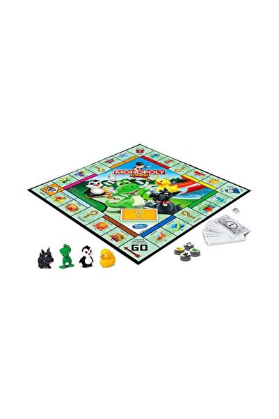Hasbro - GAMING Monopoly Junior Board Game for Kids Ages 5+, 2-4 Players