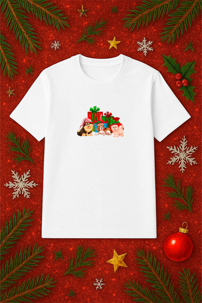 SVART WEAR Новорічна тематична футболка Oversize Tshirt Christmas Noel