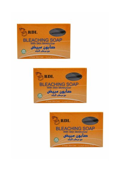 RDL مجموعة 3 قطع صابون مبيض مع مرطب للجلد 135 جرام