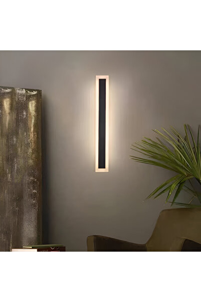 Alista Home Lampă de perete LED pentru exterior Mack, 30 cm, 4 W, IP65, metalică, liniară, neagră