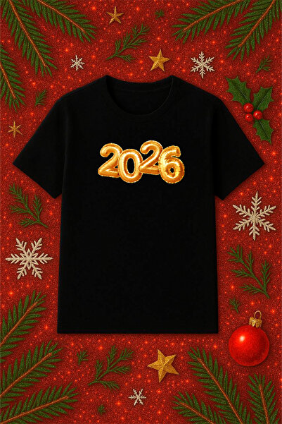 SVART WEAR Μπλουζάκι με θέμα την Πρωτοχρονιά oversized Χριστουγεννιάτικο μπλο...