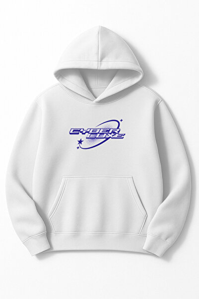 Altair Tr Oversized Unisex Cyberluxe Printed Hooded Sweatshirt