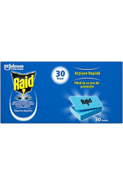 Raid Tablete anti-țânțari, 30 buc.
