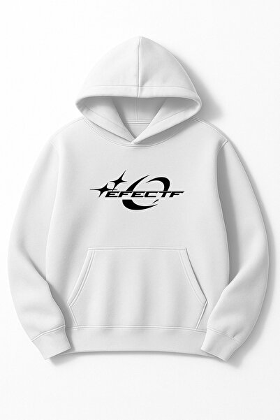 Altair Tr Oversized Unisex Efectf Printed Hooded Sweatshirt