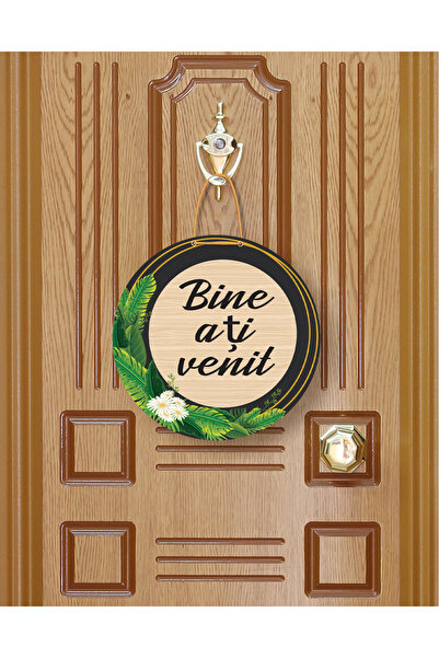 M&H Quality إكسسوار باب خاص بنمط الزهور (مرحباً بك في رومانيا)