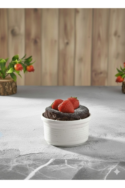 Novazay Sufle Ve Fırın Kek Kabı 1’li Porselen