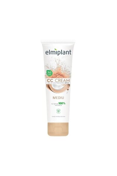 ELMIPLANT Pachet de 2 creme de față colorate SKIN MOISTURE 25+ CC - Mediu, 50 ml