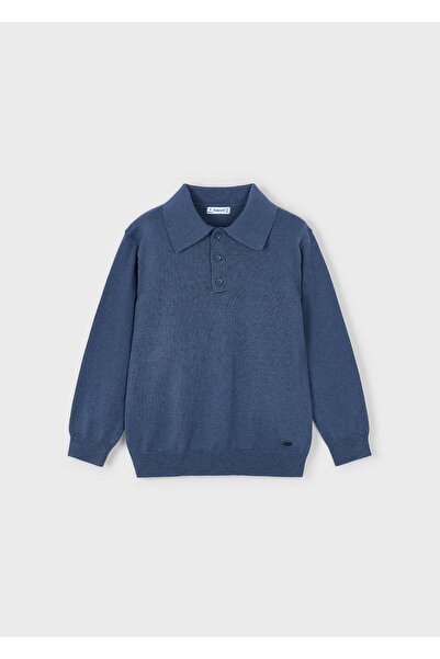 MAYORAL Erkek Çocuk Yakalı Kazak Mavi