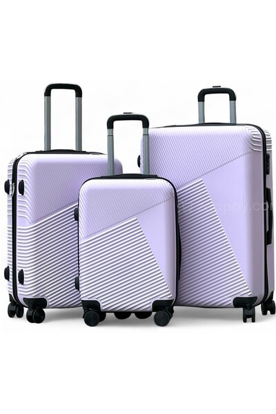 ZAAPPY Hard Shell Lightweight 3PCS Set (20/24/28 Inch) Luggage, Smooth Wheels, Secured Lock, Suitcase