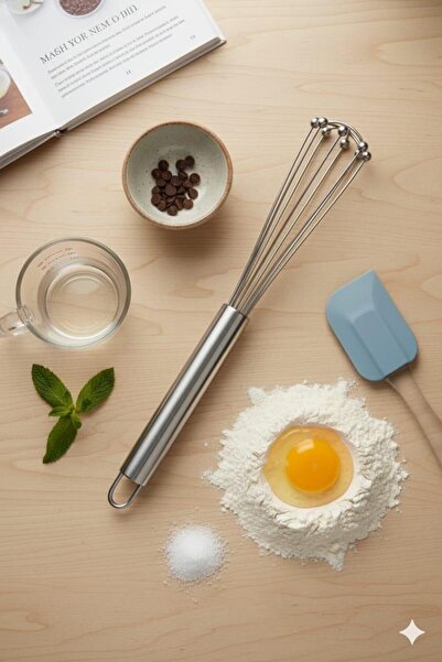 Ranüş Home Yeni Nesil Ayarlanabilir Paslanmaz Yumurta Pasta Çırpıcısı