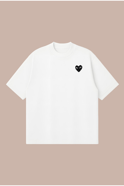 PURE POWER Tricou Comme Des Garçons Superstar Boxy Fit supradimensionat unisex tricou – cu imprimeu |   Îmbrăcăminte de stradă