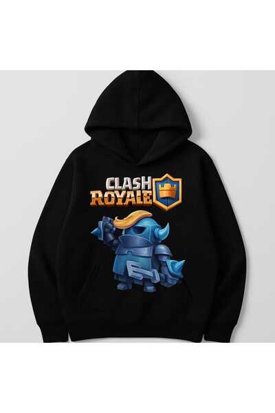 Hunors Sportswear & Company سترة رياضية للجنسين باللون الأسود من Clash Royale...