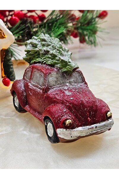 ksana choco Yılbaşı Özel Kırmızı araba & Çam Ağacı - Dubai Dolgulu (Fıstık & ...