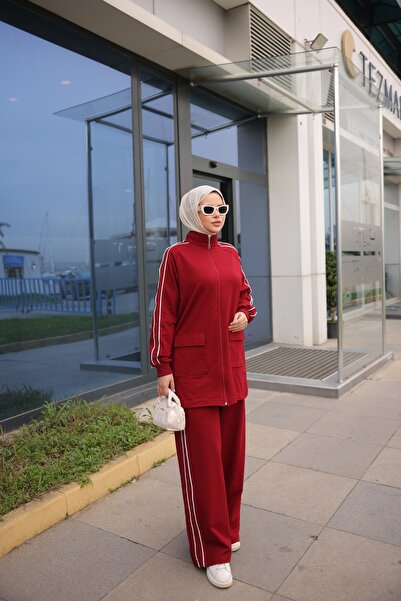 Ryzi Moda Γυναικείο Σετ Φόρμα Hijab με φερμουάρ