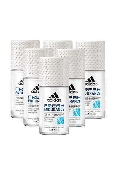 adidas Set 6 x Fresh Endurance Roll-On Antiperspirant, 72h protection, 0% alcohol, 50 ml
